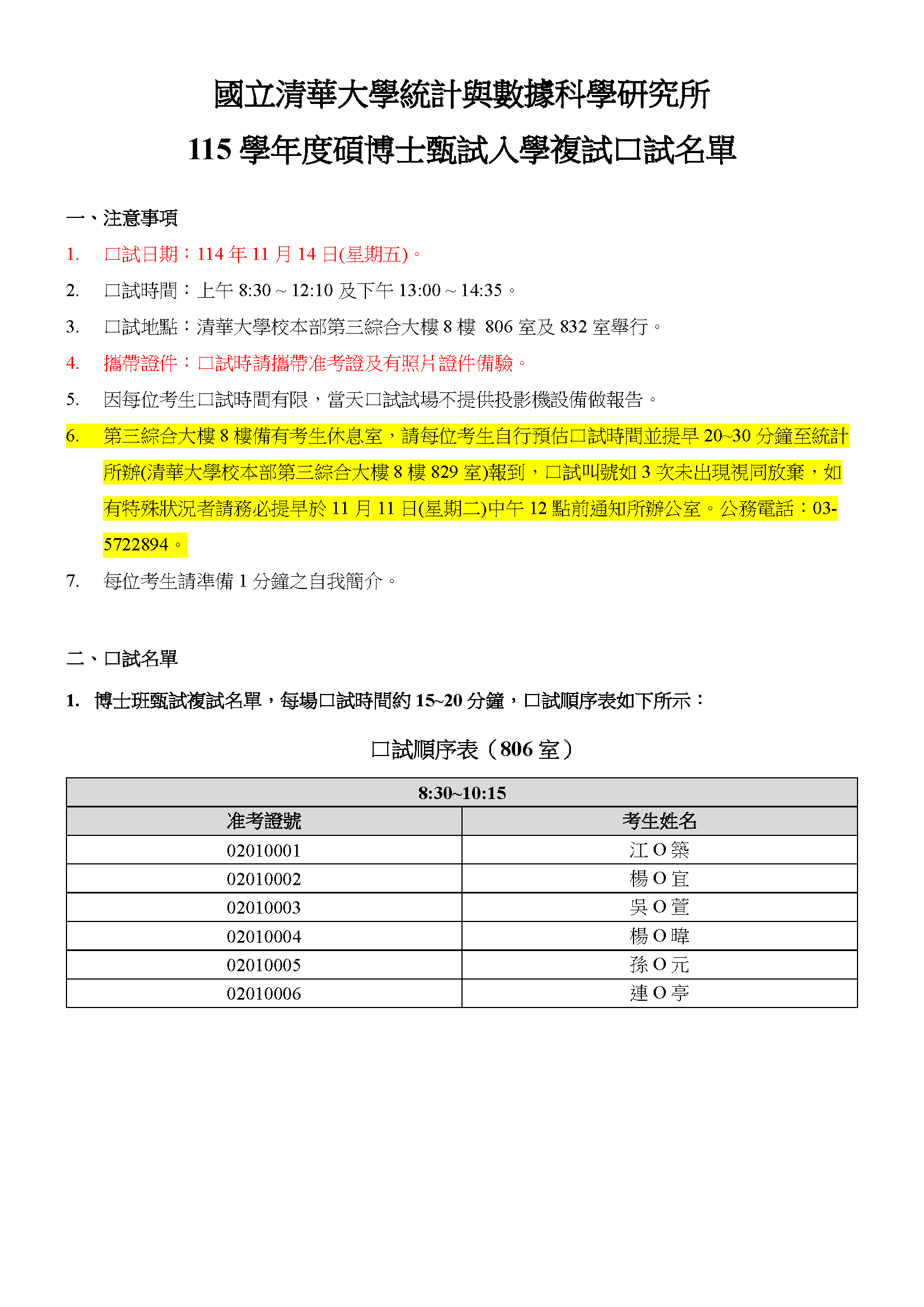 115 碩士甄試口試-1